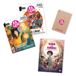 Petit set cadeau KALEIO 2025 pour les exploratrices (allemand)